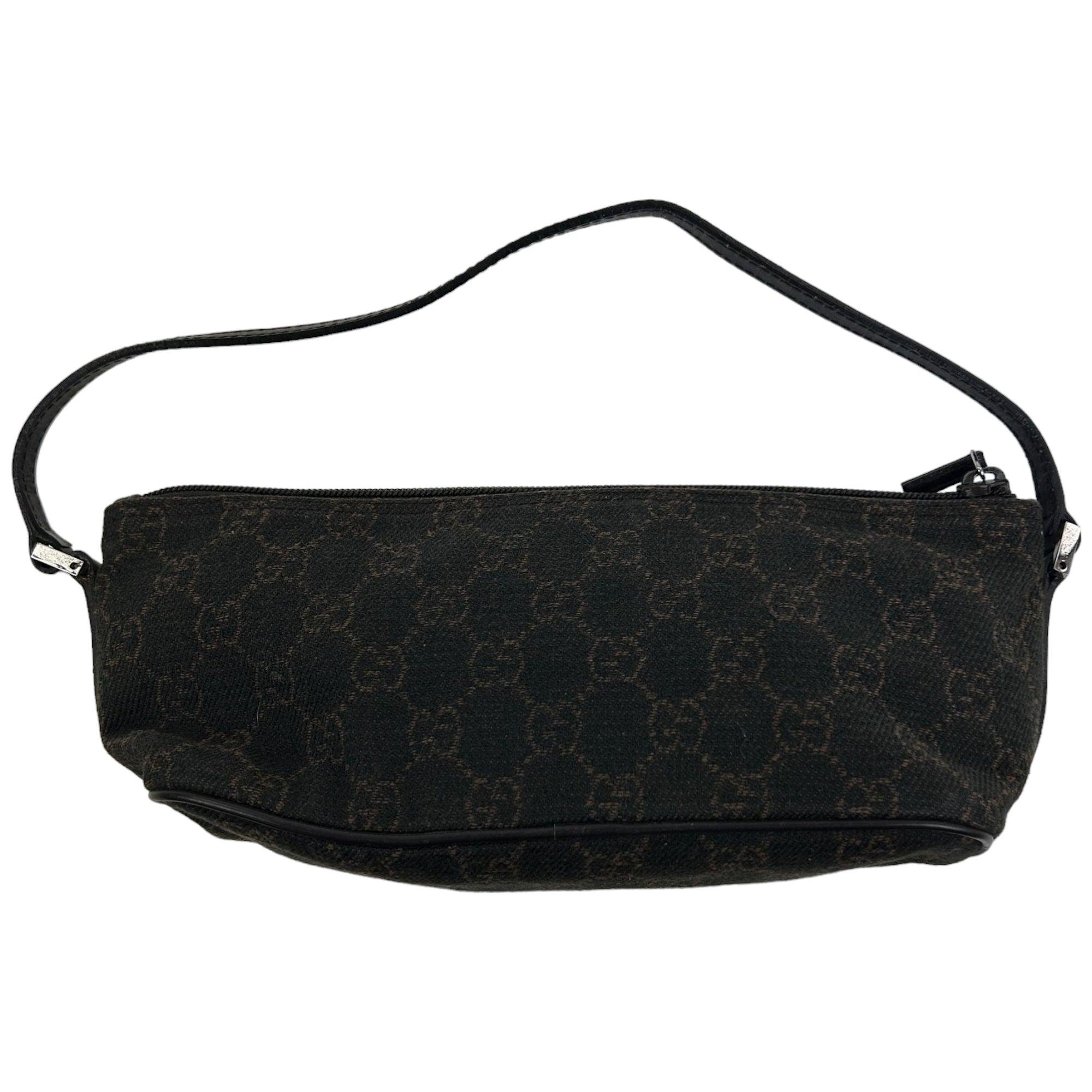Vintage Gucci Pochette Monogram Shoulder Bag