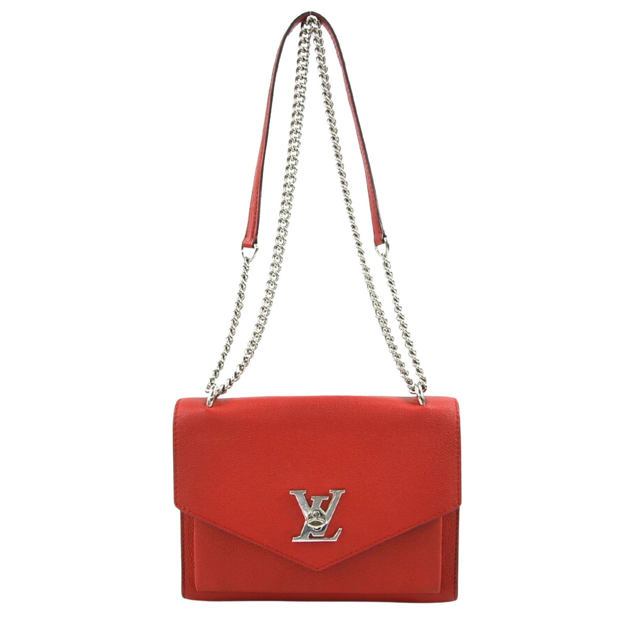 Louis Vuitton Mylockme Leather Shoulder Bag ()