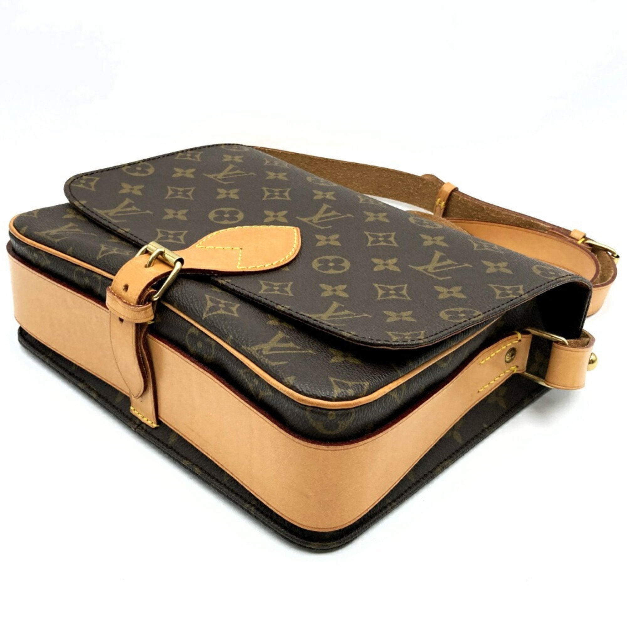 Louis Vuitton Cartouchiere Canvas Shoulder Bag ()