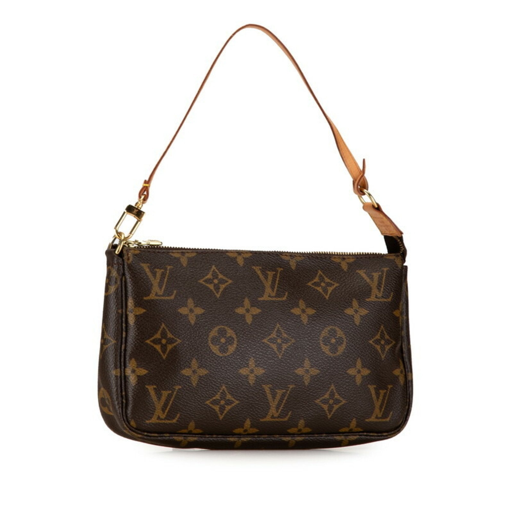 Louis Vuitton Pochette Accessoires Canvas Shoulder Bag ()
