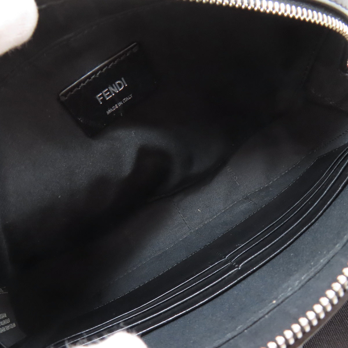 FENDI Shoulder Bag Leather, PVC black Diagonal Camera Case Women Used