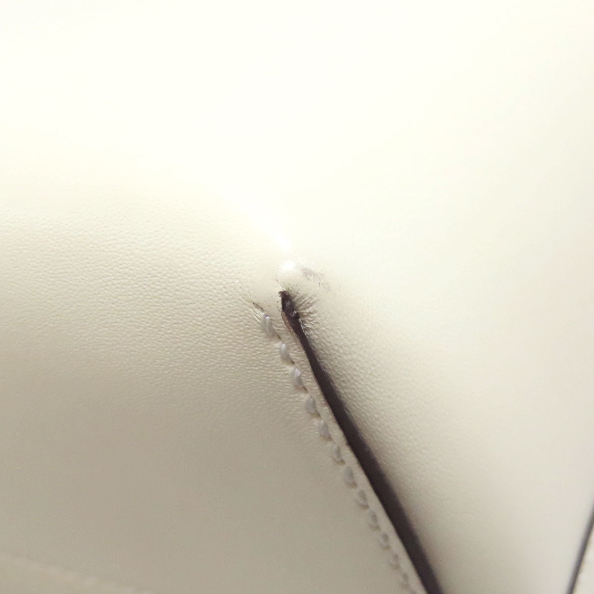 FENDI Handbag Calfskin white By the way 2WAY Women Used