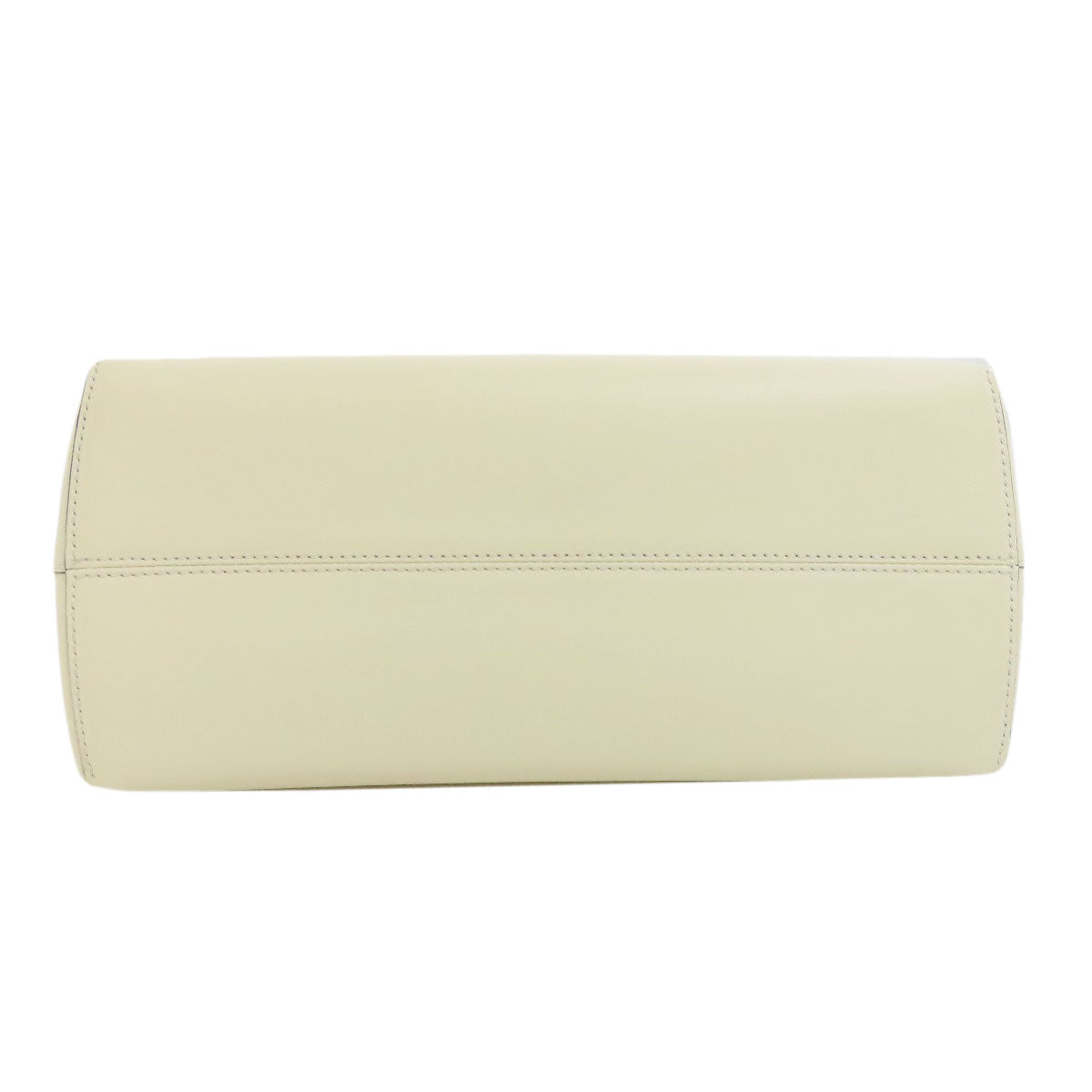 FENDI Handbag Calfskin white By the way 2WAY Women Used