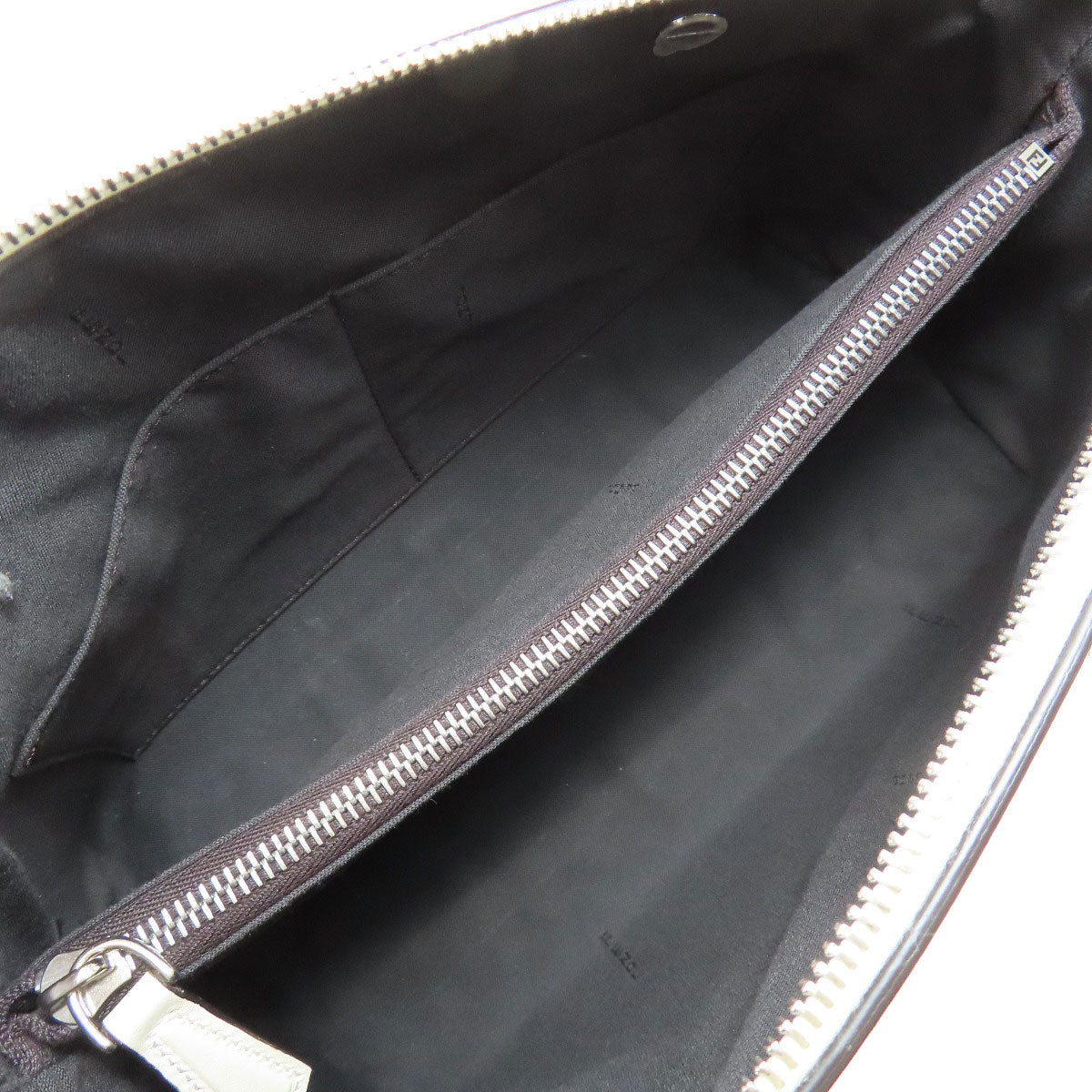 FENDI Handbag Calfskin white By the way 2WAY Women Used
