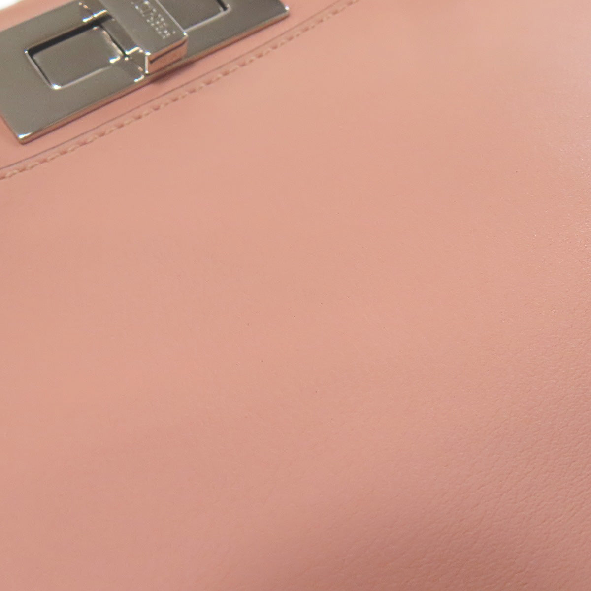 FENDI Handbag Calfskin pink Peekaboo ribbon stitch 2WAY Women Used