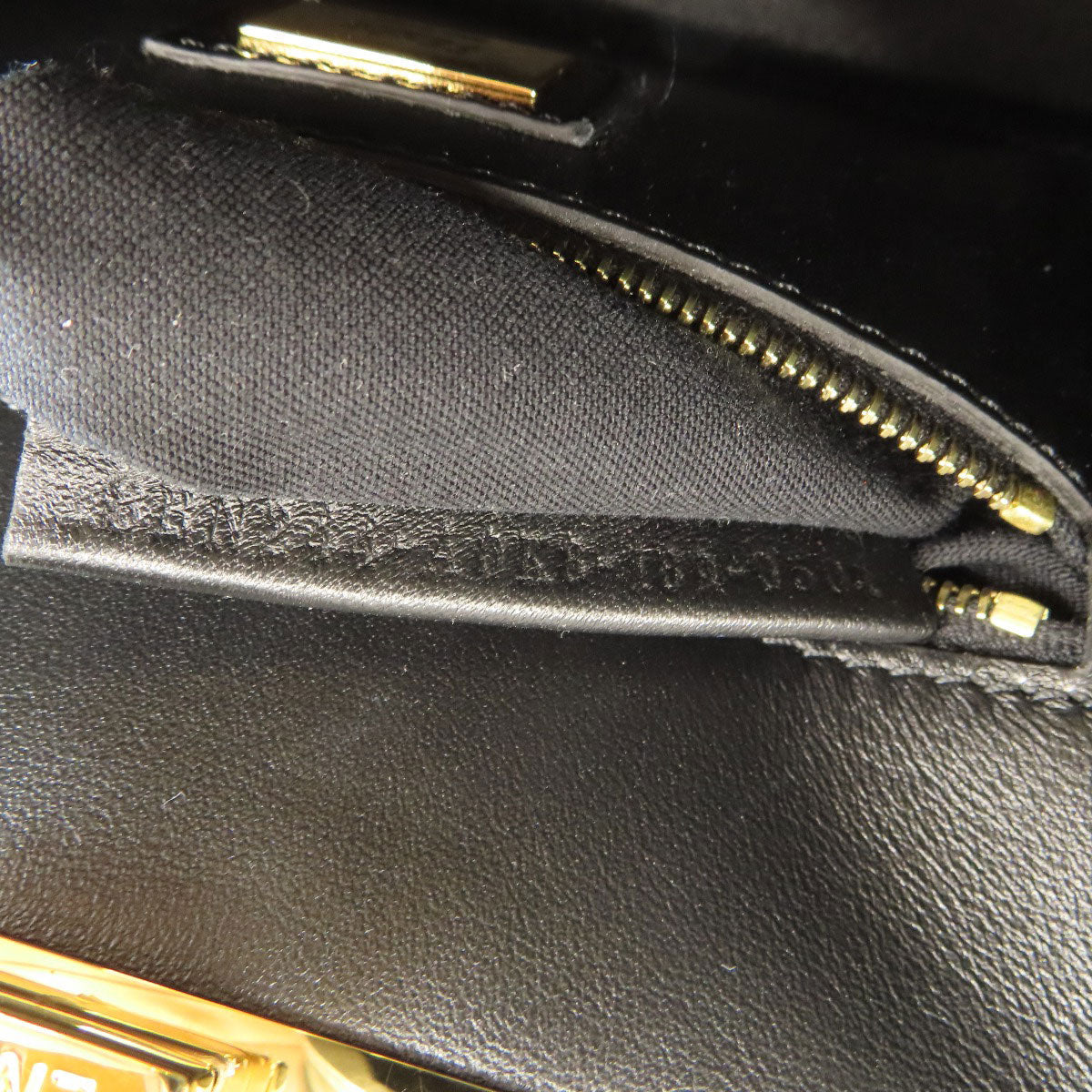 FENDI Handbag Calfskin black Mini Peekaboo Studs 2WAY Women Used