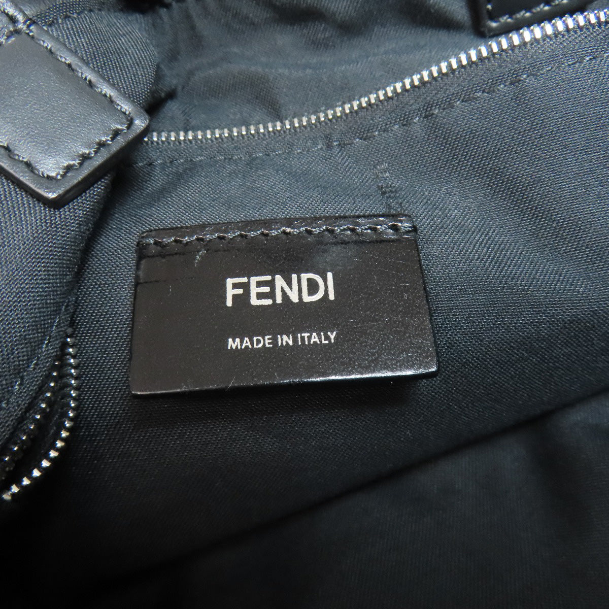 FENDI Backpack canvas beige logo Women Used