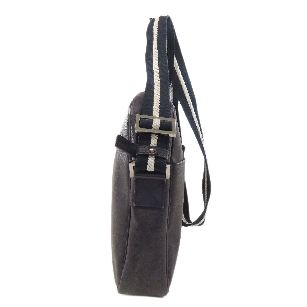 FENDI Shoulder Bag PVC Navy Zucca Pattern mens Used