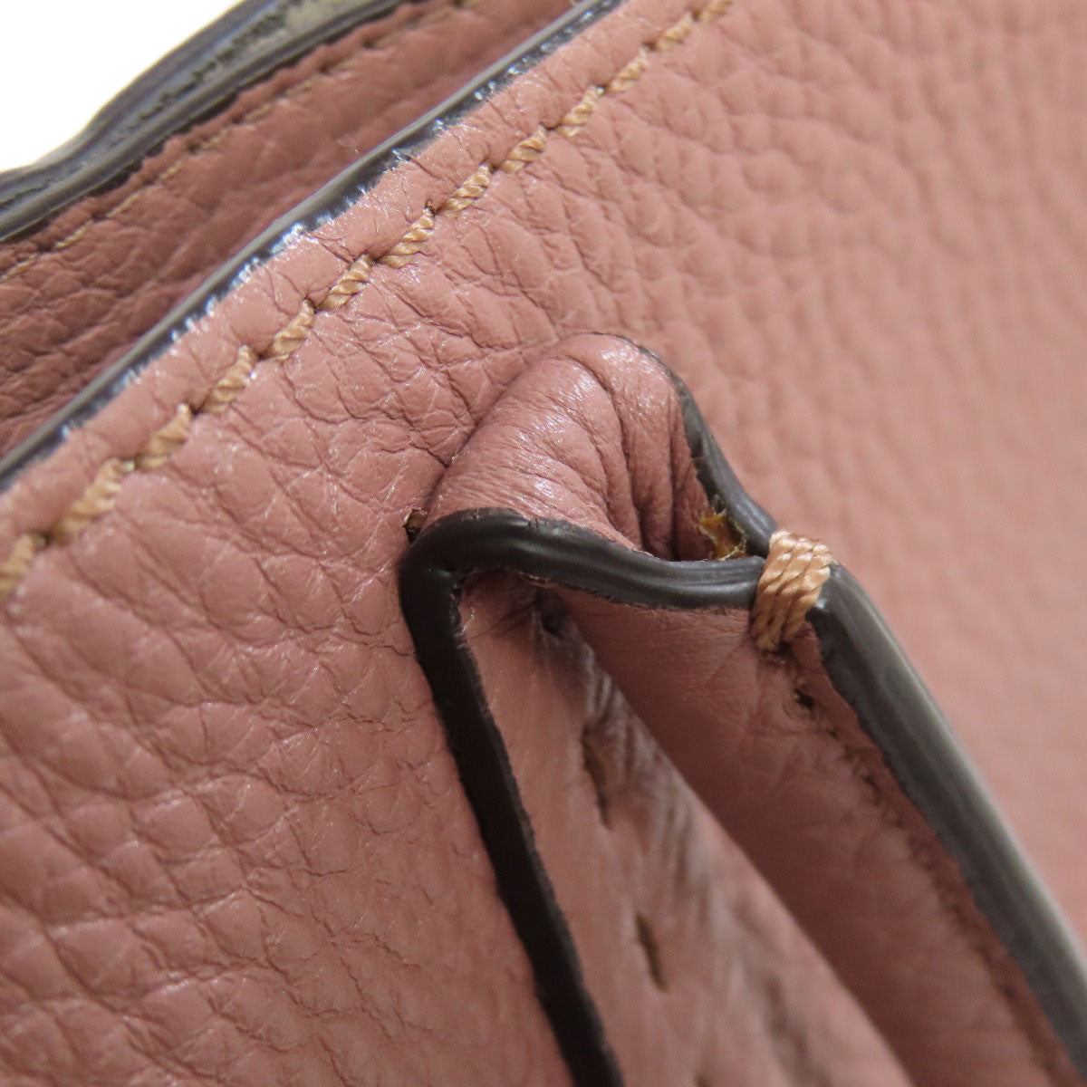 FENDI Handbag Calfskin pink 2WAY Women Used