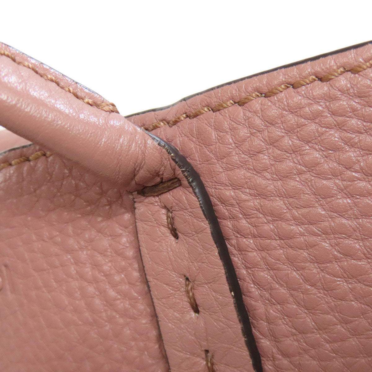 FENDI Handbag Calfskin pink 2WAY Women Used