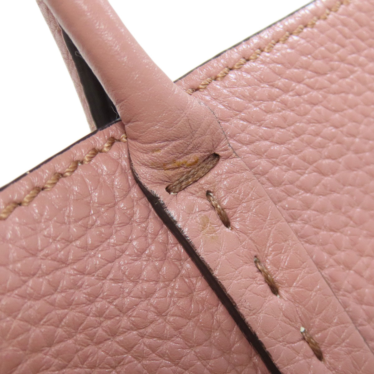 FENDI Handbag Calfskin pink 2WAY Women Used