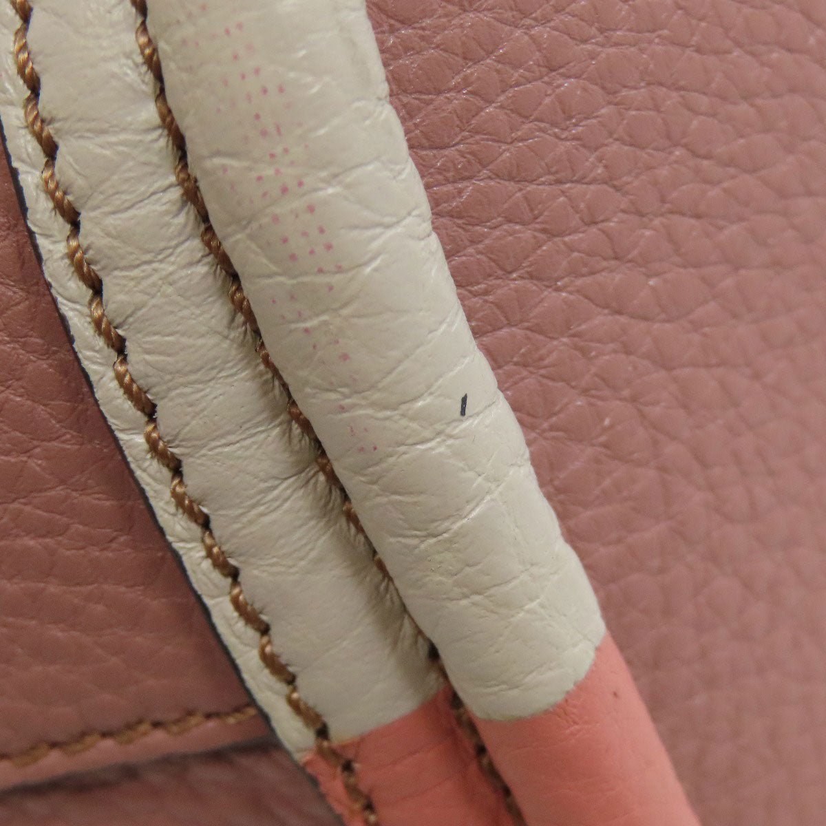 FENDI Handbag Calfskin pink 2WAY Women Used