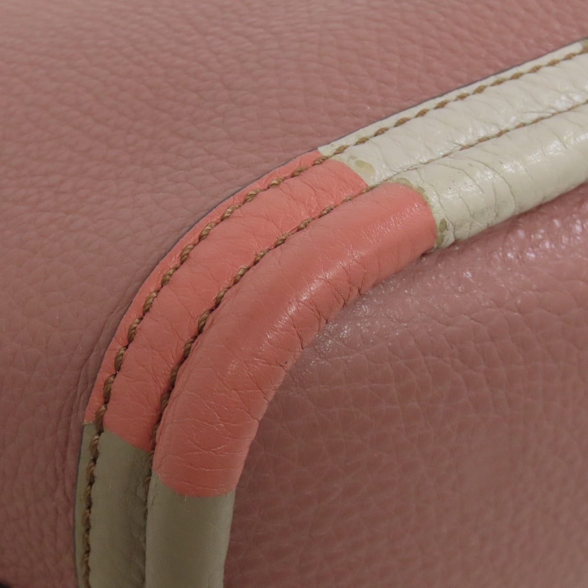 FENDI Handbag Calfskin pink 2WAY Women Used