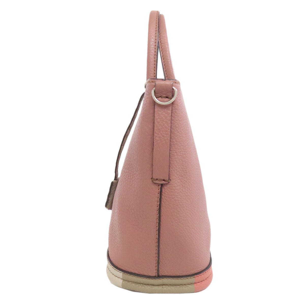 FENDI Handbag Calfskin pink 2WAY Women Used