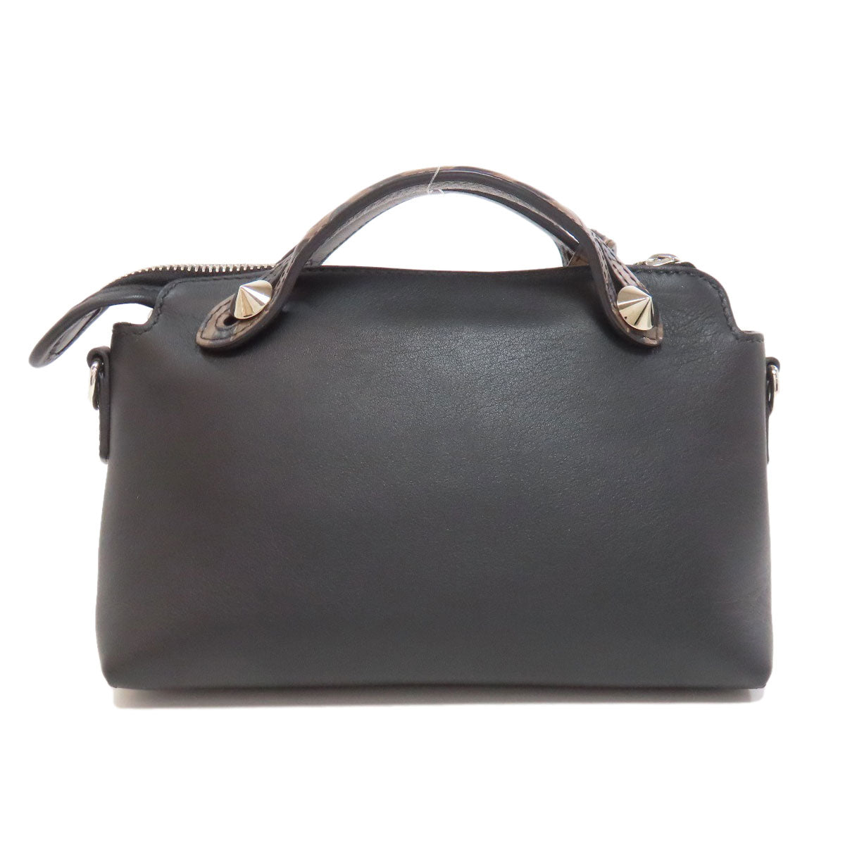 FENDI Handbag Calfskin black By the Way Mini 2WAY Women Used