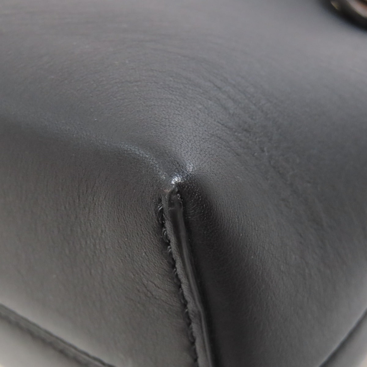 FENDI Handbag Calfskin black By the Way Mini 2WAY Women Used