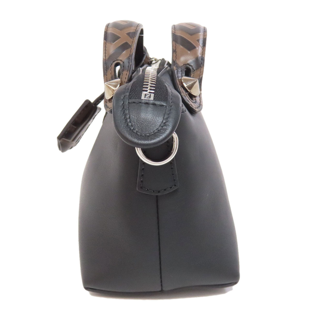 FENDI Handbag Calfskin black By the Way Mini 2WAY Women Used