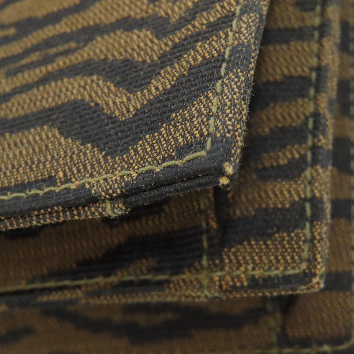 FENDI Tote Bag canvas Brown Jacquard Women Used