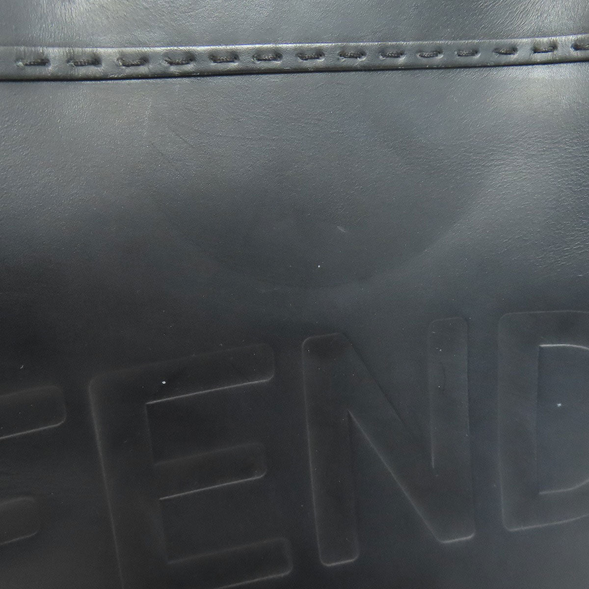 FENDI Handbag Calfskin black Sunshine Medium 2WAY Women Used