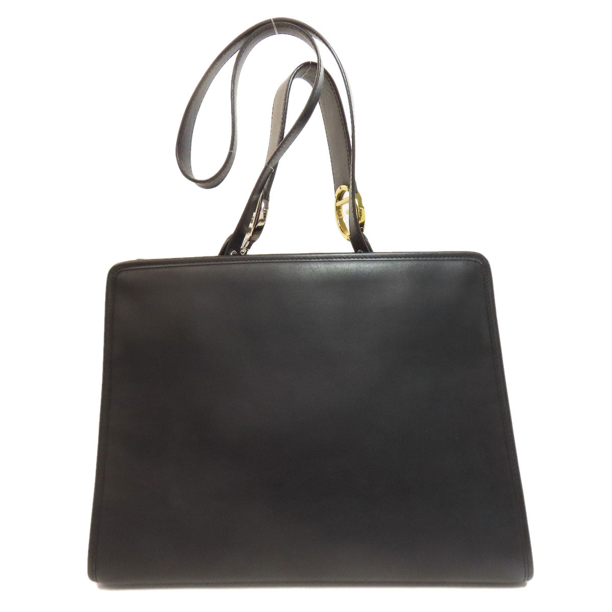 FENDI Handbag 8BH343 Calfskin black Runaway 2WAY Women Used