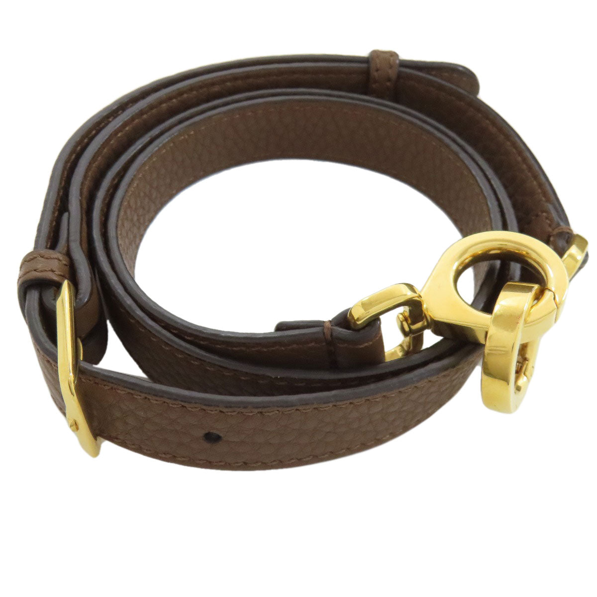 FENDI Handbag Calfskin Brown Peekaboo Essential 2WAY