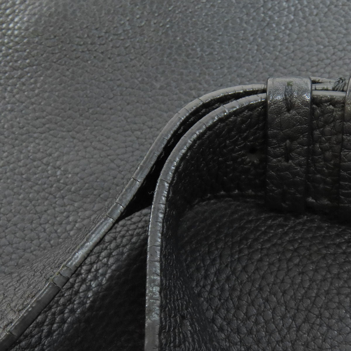 FENDI Shoulder Bag Calfskin black Long Shoulder Selleria