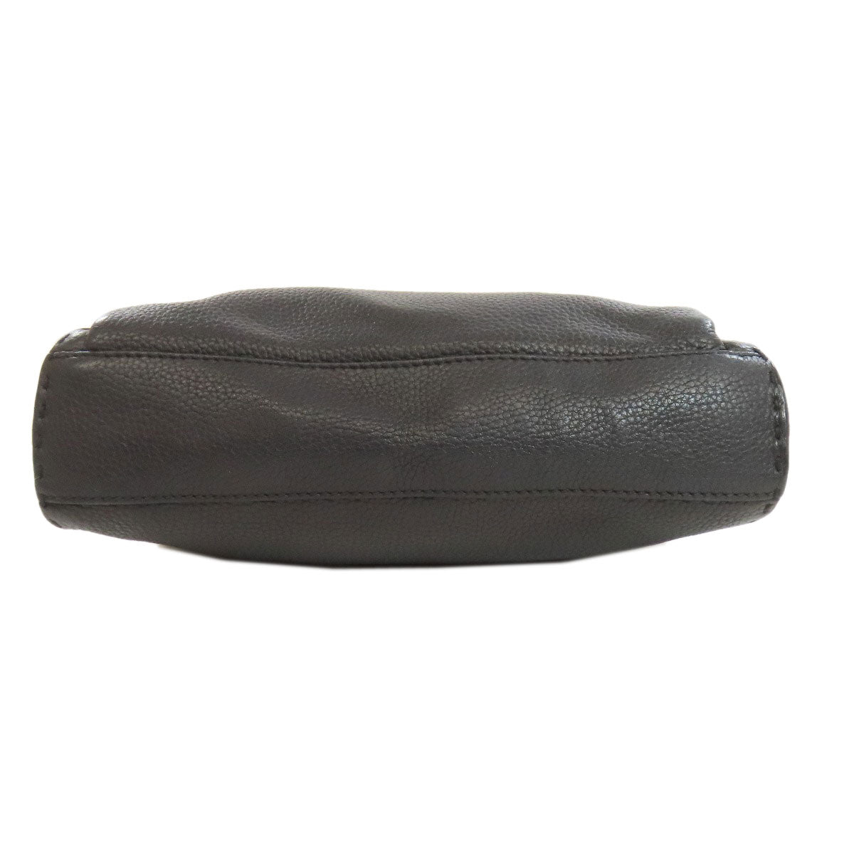 FENDI Shoulder Bag Calfskin black Long Shoulder Selleria