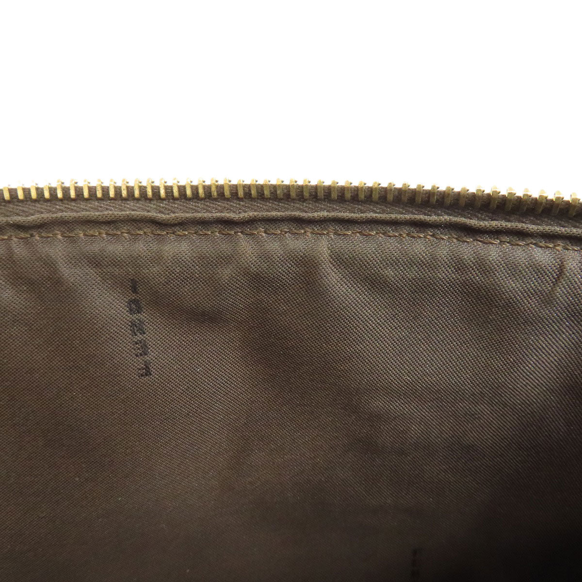 FENDI Tote Bag PVC Brown Zucca Pattern