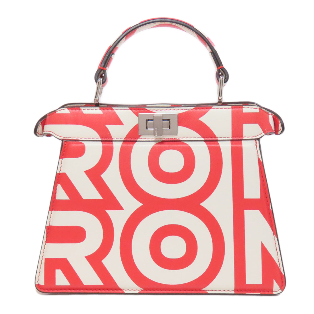 FENDI Handbag Calfskin Red Marc Jacobs collaboration Peekaboo I See You 2WAY