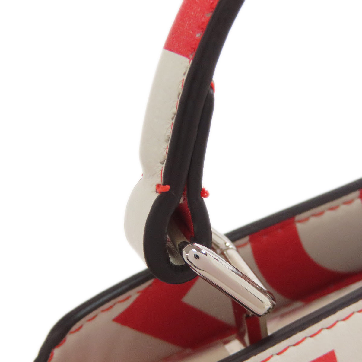 FENDI Handbag Calfskin Red Marc Jacobs collaboration Peekaboo I See You 2WAY