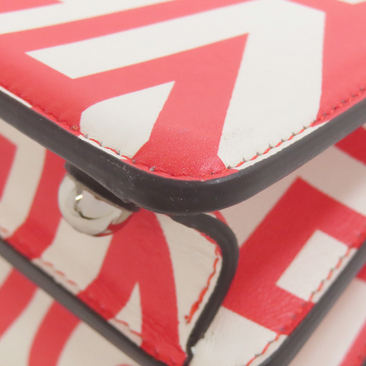 FENDI Handbag Calfskin Red Marc Jacobs collaboration Peekaboo I See You 2WAY