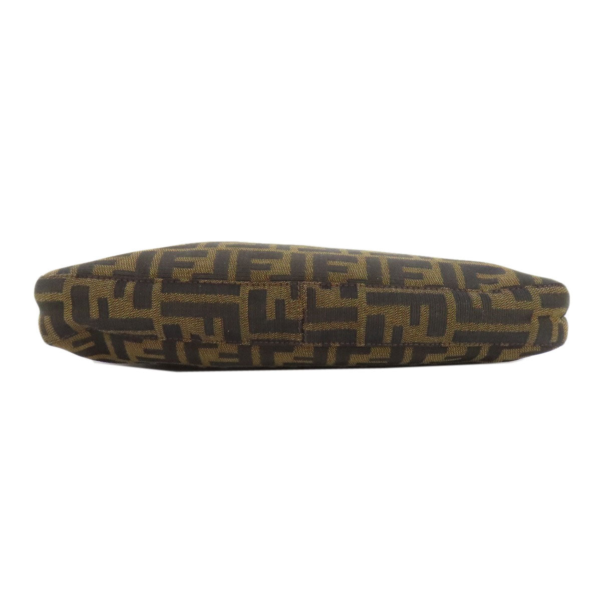 FENDI Shoulder Bag canvas Brown Zucca Pattern