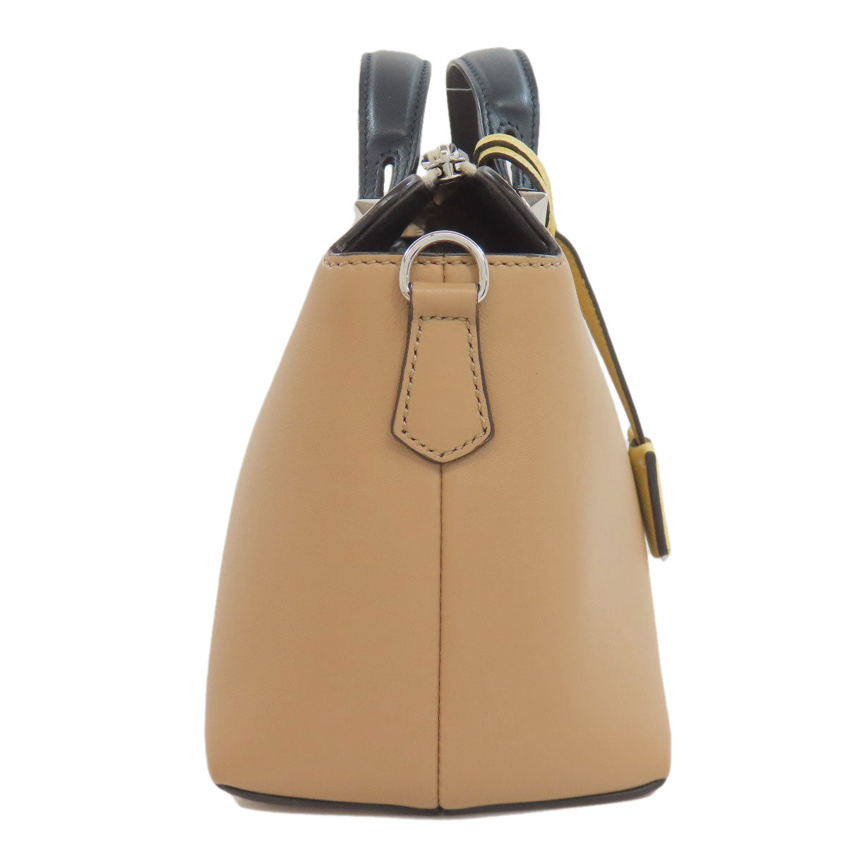 FENDI Handbag Calfskin Brown By the way 2WAY
