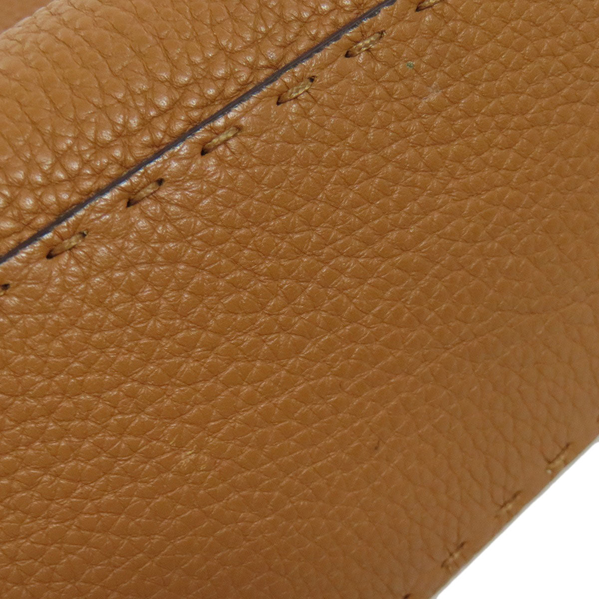 FENDI Handbag leather Brown Peekaboo Celeria 2WAY