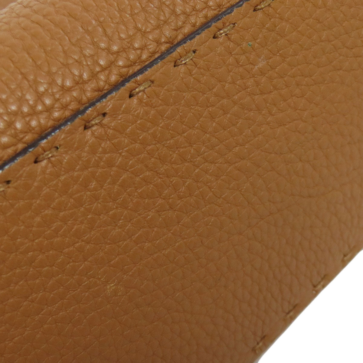 FENDI Handbag leather Brown Peekaboo Celeria 2WAY
