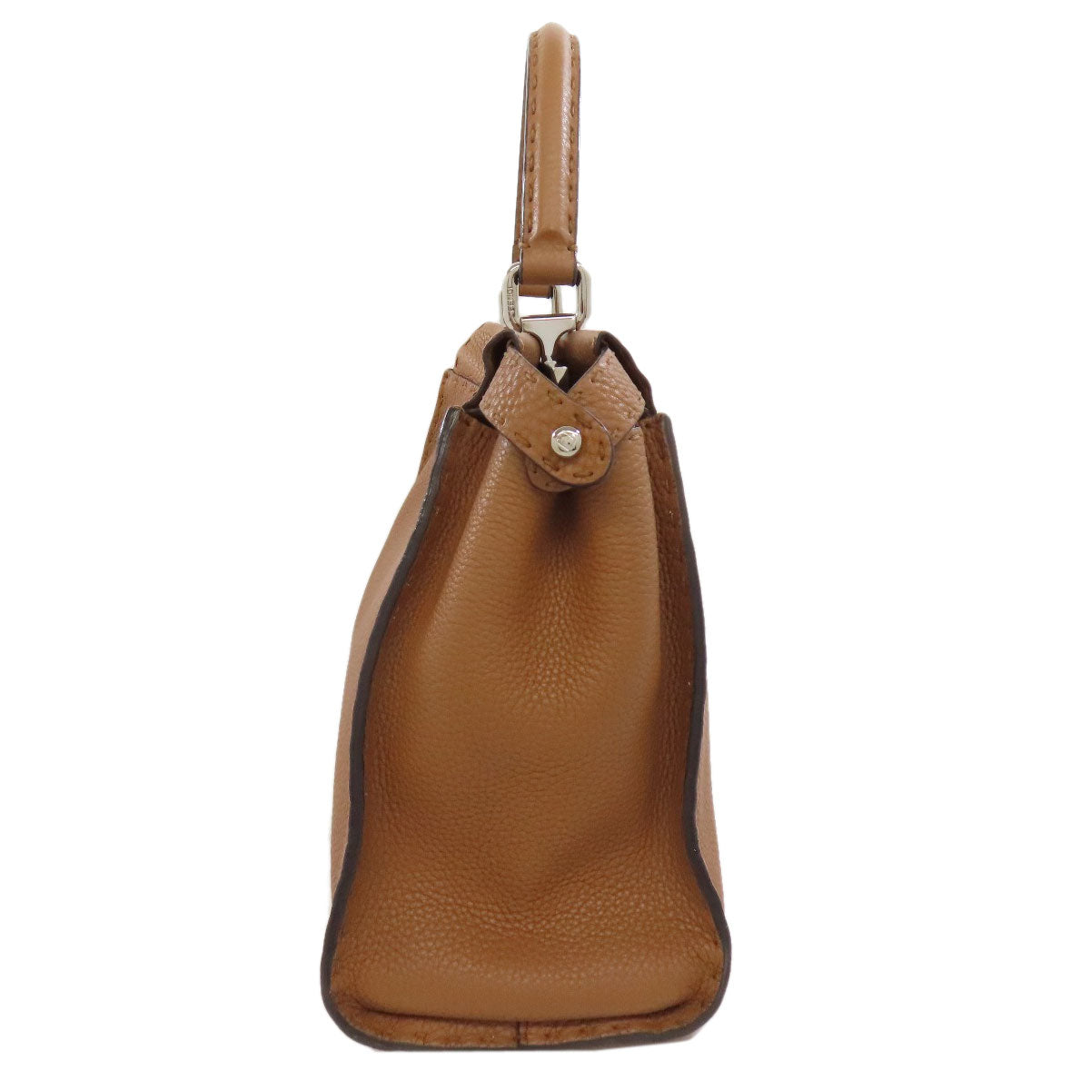 FENDI Handbag leather Brown Peekaboo Celeria 2WAY