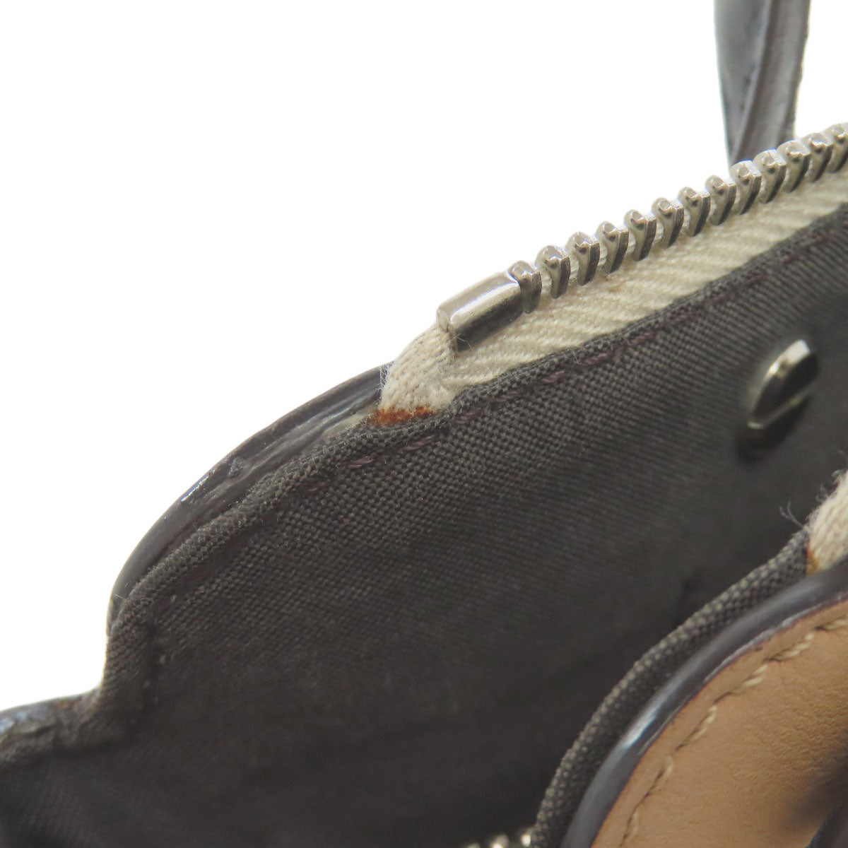 FENDI Handbag leather Brown By the way 2WAY