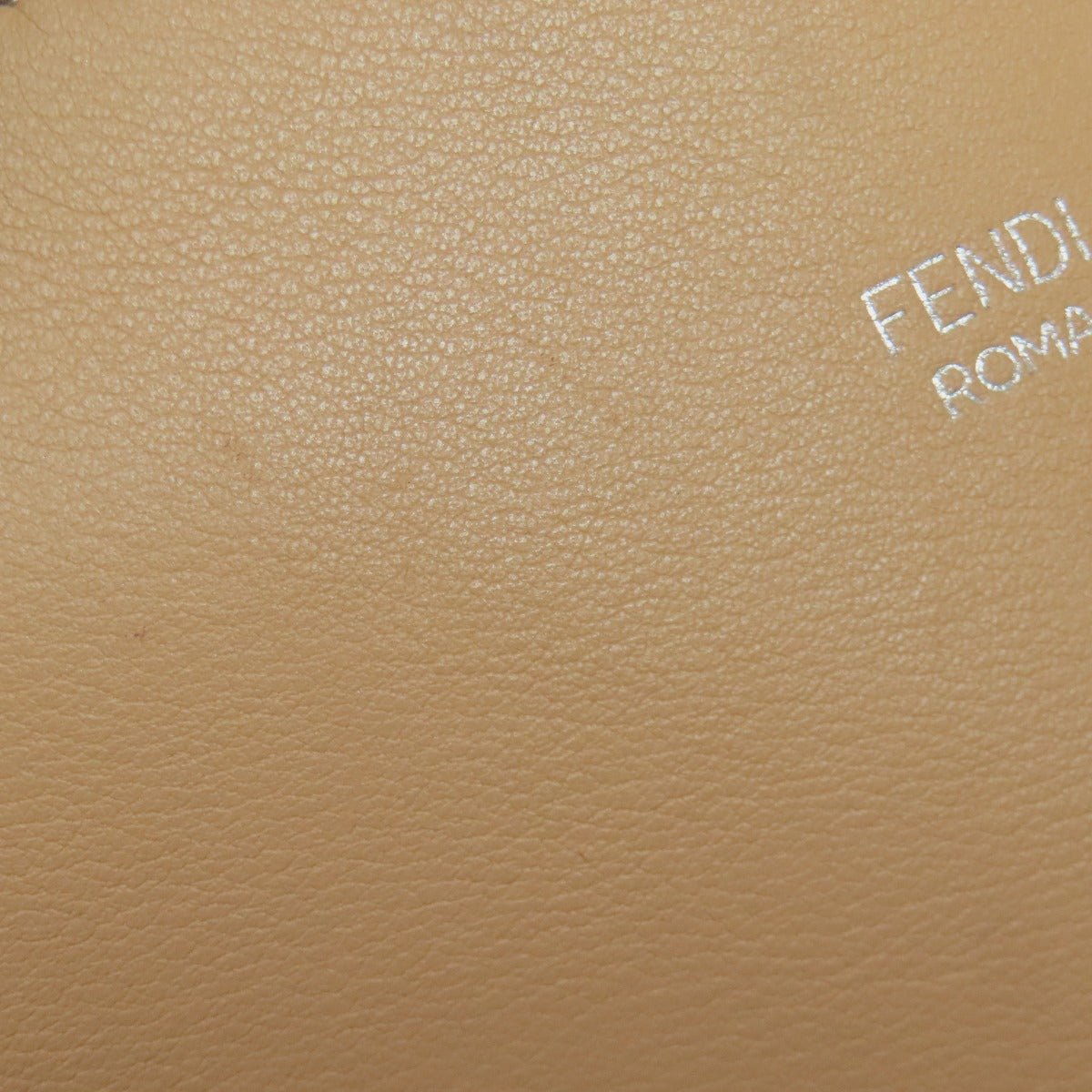 FENDI Handbag leather Brown By the way 2WAY