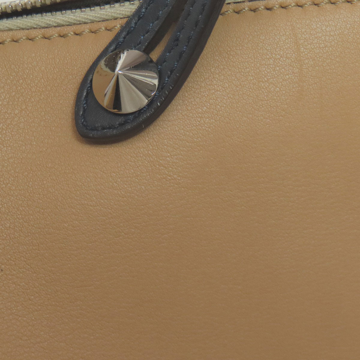 FENDI Handbag leather Brown By the way 2WAY