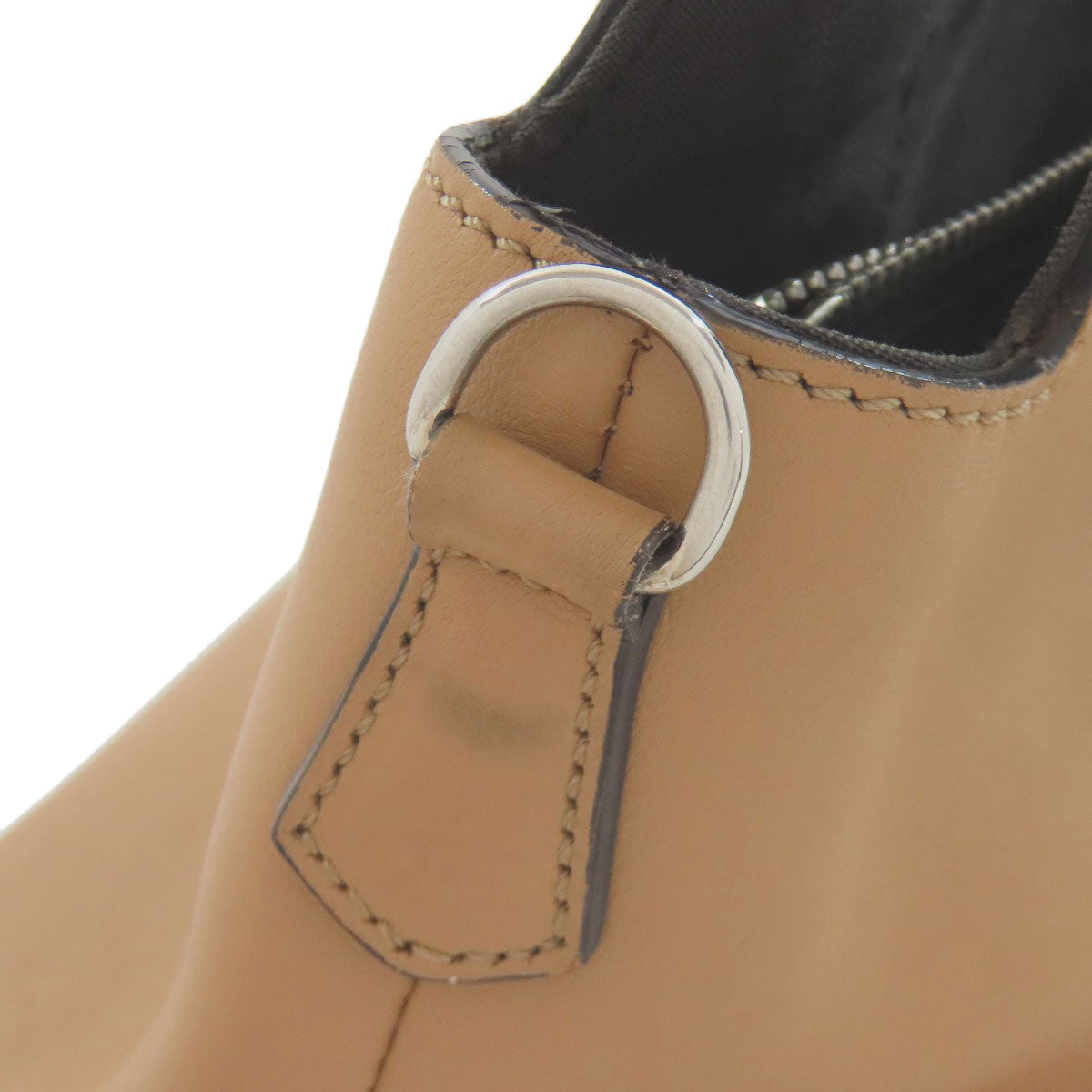 FENDI Handbag leather Brown By the way 2WAY