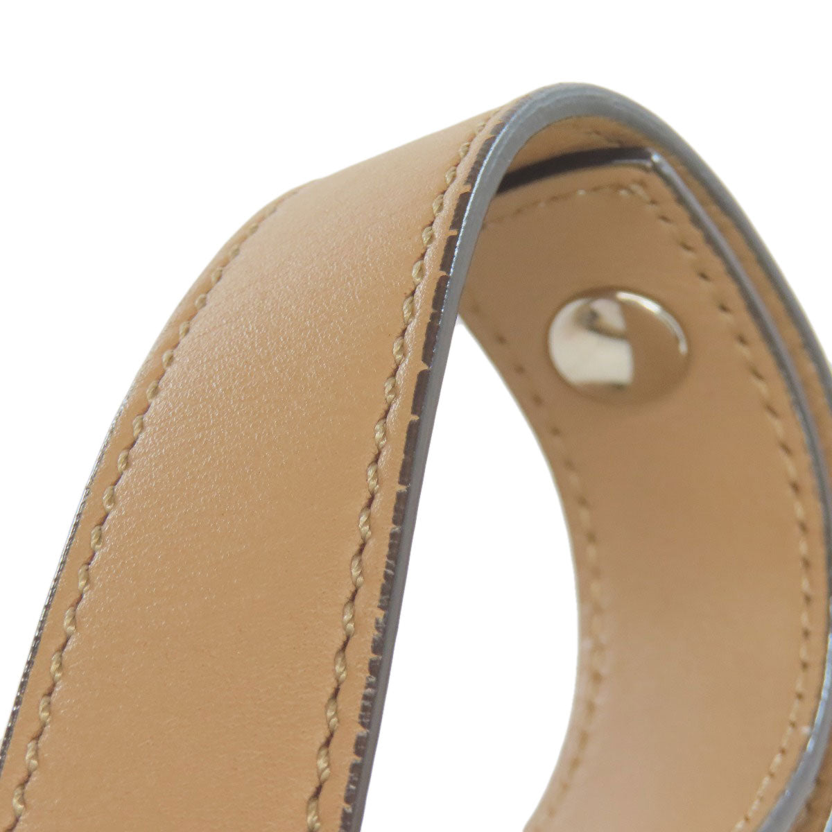 FENDI Handbag leather Brown By the way 2WAY