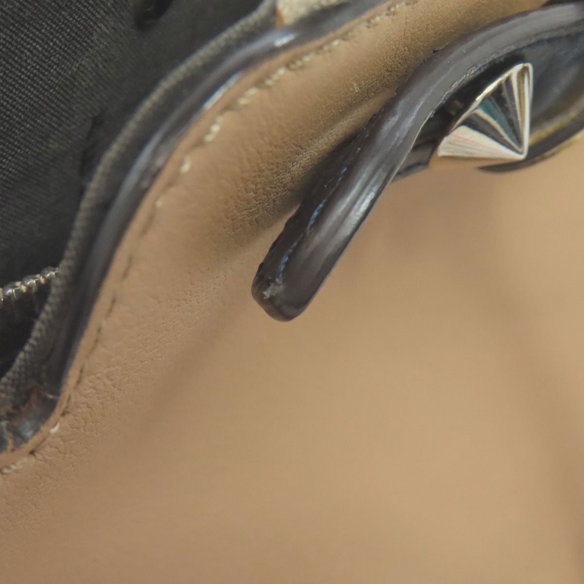 FENDI Handbag leather Brown By the way 2WAY