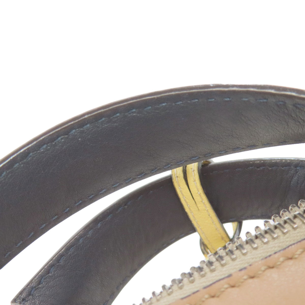 FENDI Handbag leather Brown By the way 2WAY