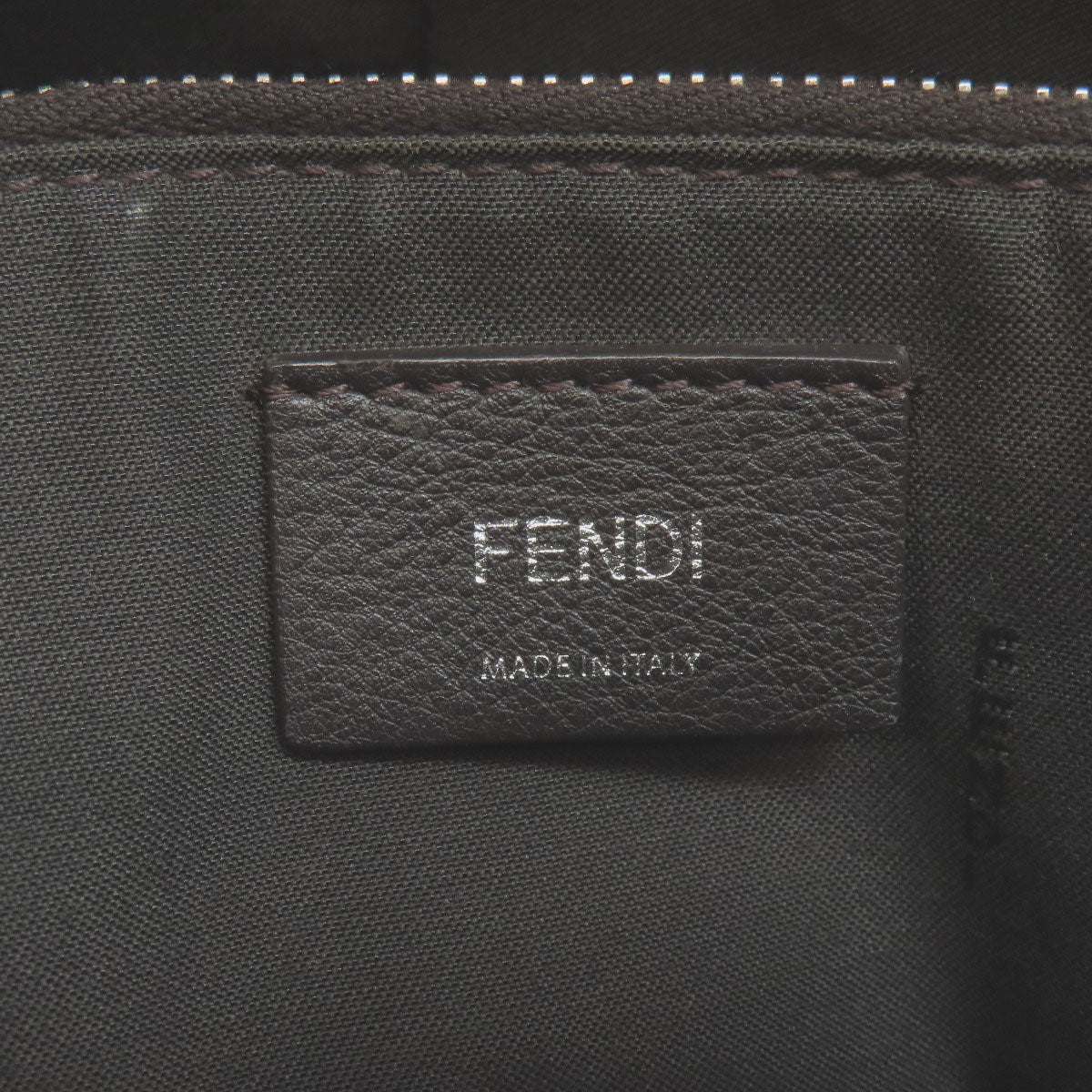 FENDI Handbag leather Brown By the way 2WAY