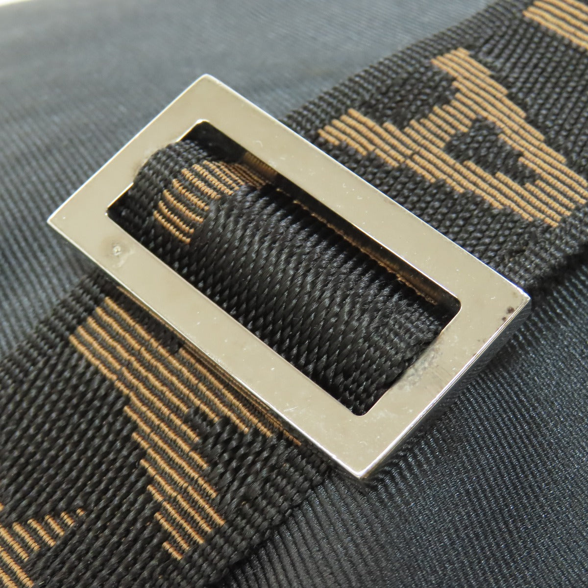FENDI Sling bag canvas black logo
