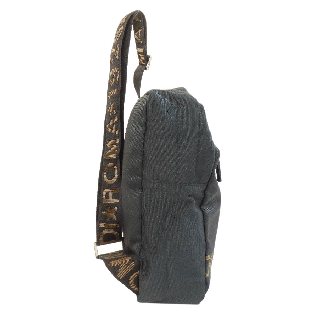 FENDI Sling bag canvas black logo