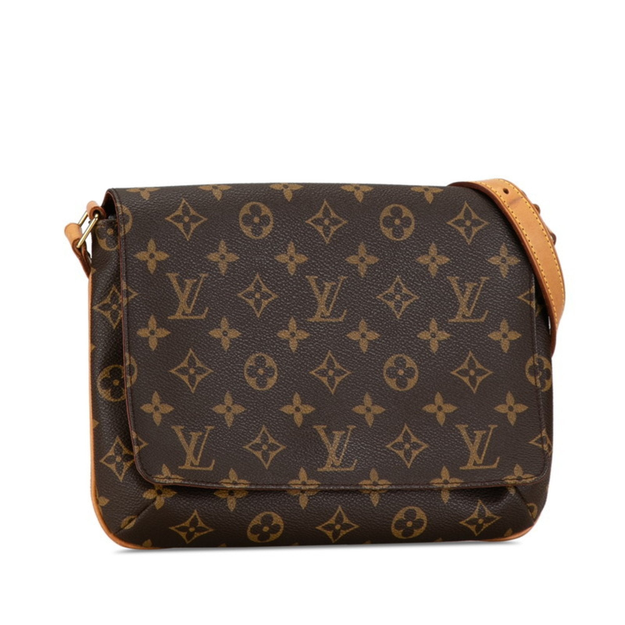 Louis Vuitton Musette Tango Leather Shoulder Bag ()