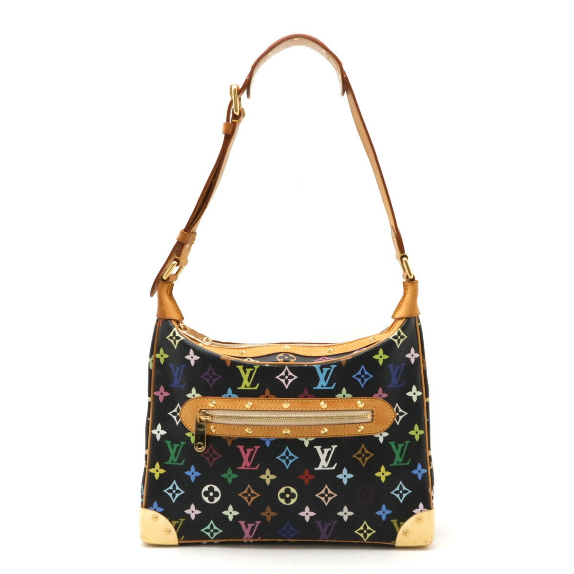 Louis Vuitton Boulogne Canvas Shoulder Bag ()