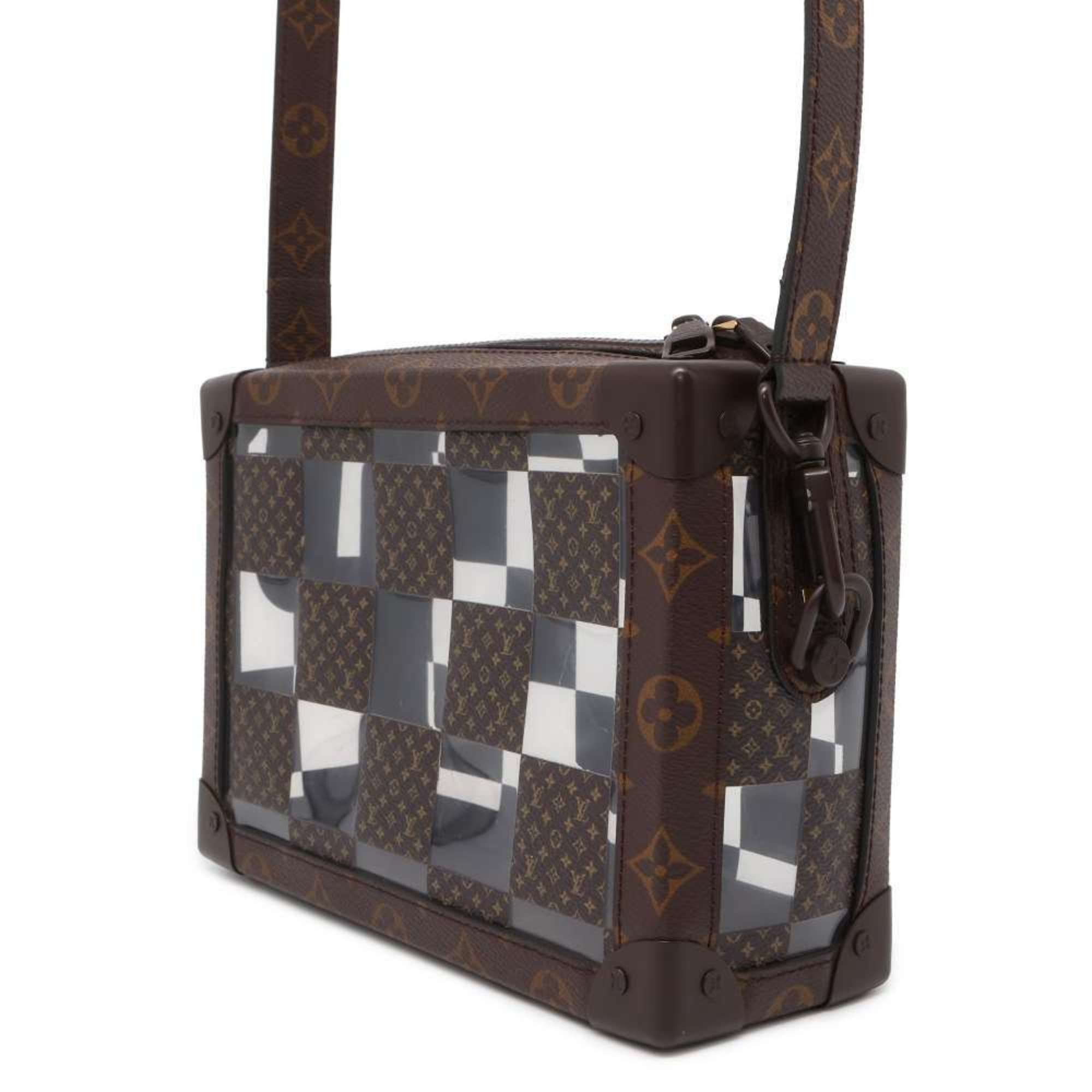 Louis Vuitton Soft Trunk Canvas Shoulder Bag ()