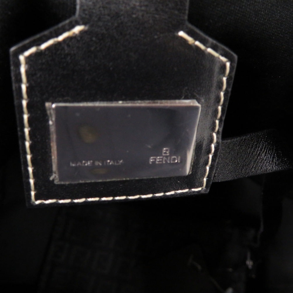 FENDI Tote Bag canvas black Zucchino Women Used